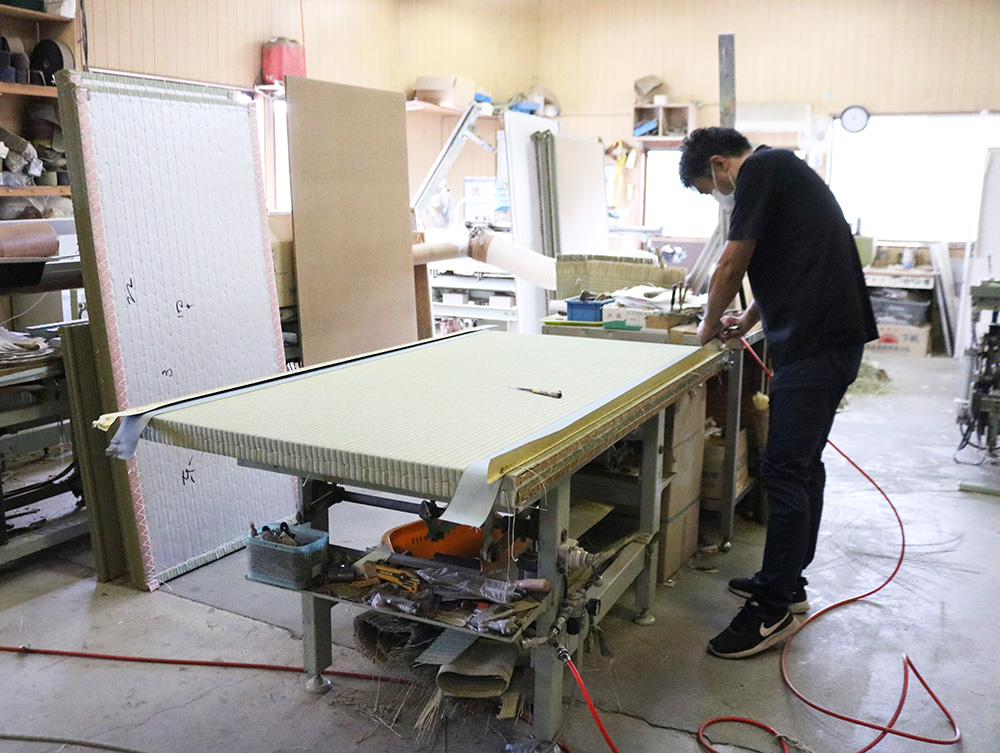 埼玉県・群馬県の畳の張替え・和室のリフォームの有限会社ぬく井|(有)ぬく井のこだわり　作業写真